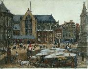 George Hendrik Breitner The Dam oil on canvas